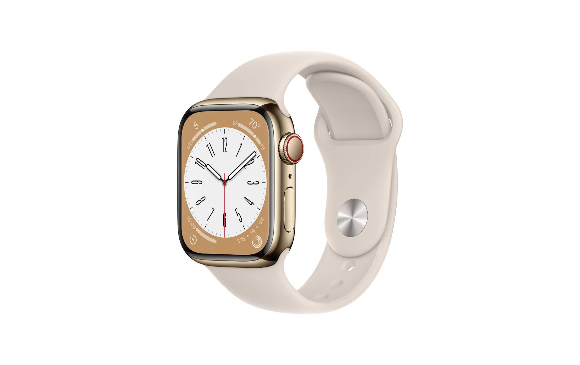 Apple Smartwatch »Series 8, Edelstahlgehäuse«, (Watch OS) von Apple