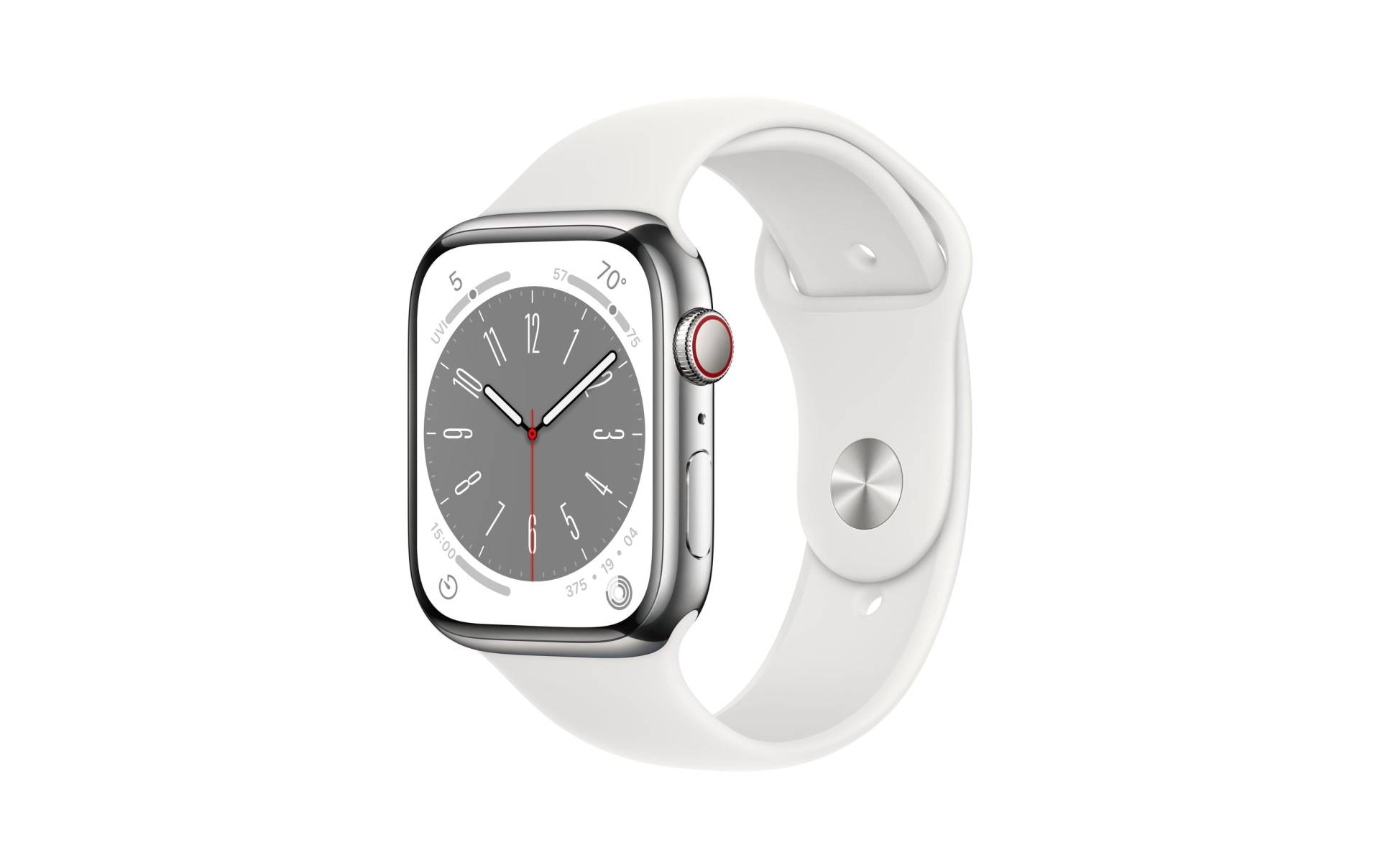 Apple Smartwatch »Series 8, Edelstahlgehäuse«, (Watch OS) von Apple