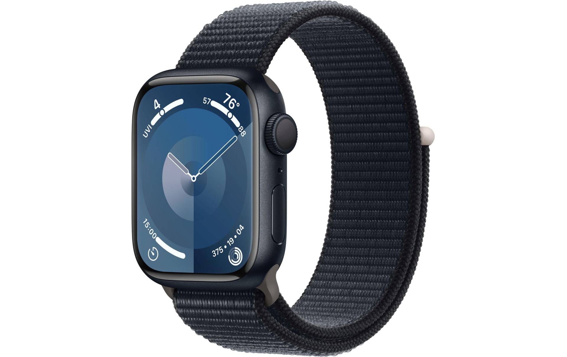 Apple Smartwatch »Series 9, GPS, Aluminium-Gehäuse mit Sport Loop Armband«, Watch OS 10, 64 GB,) von Apple