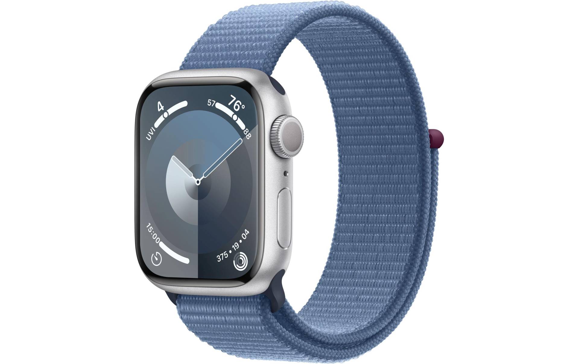 Apple Smartwatch »Series 9, GPS, Aluminium-Gehäuse mit Sport Loop Armband«, Watch OS 10, 64 GB,) von Apple