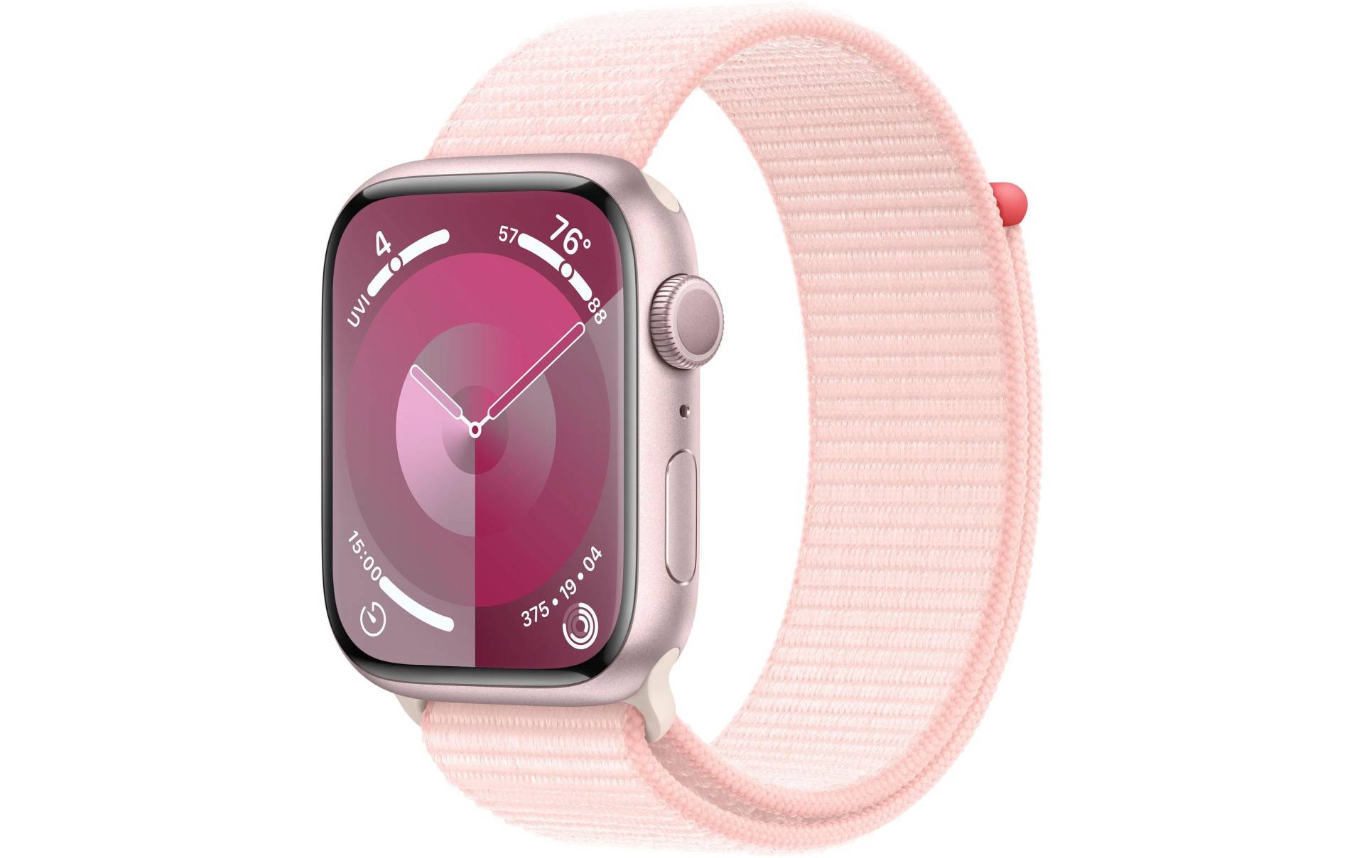 Apple Smartwatch »Series 9, GPS, Aluminium-Gehäuse mit Sport Loop Armband«, Watch OS 10, 64 GB,) von Apple