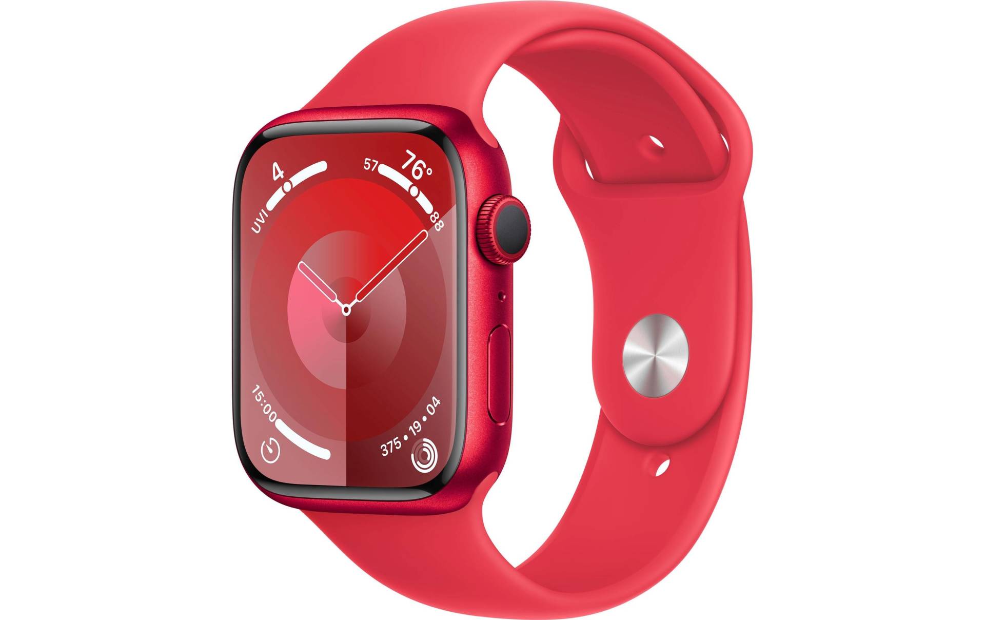 Apple Smartwatch »Series 9, GPS, Aluminium-Gehäuse mit Sportarmband«, Watch OS 10, 64 GB,) von Apple