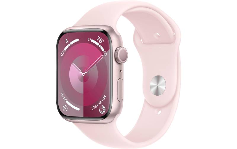 Apple Smartwatch »Series 9, GPS, Aluminium-Gehäuse mit Sportarmband«, Watch OS 10, 64 GB,) von Apple