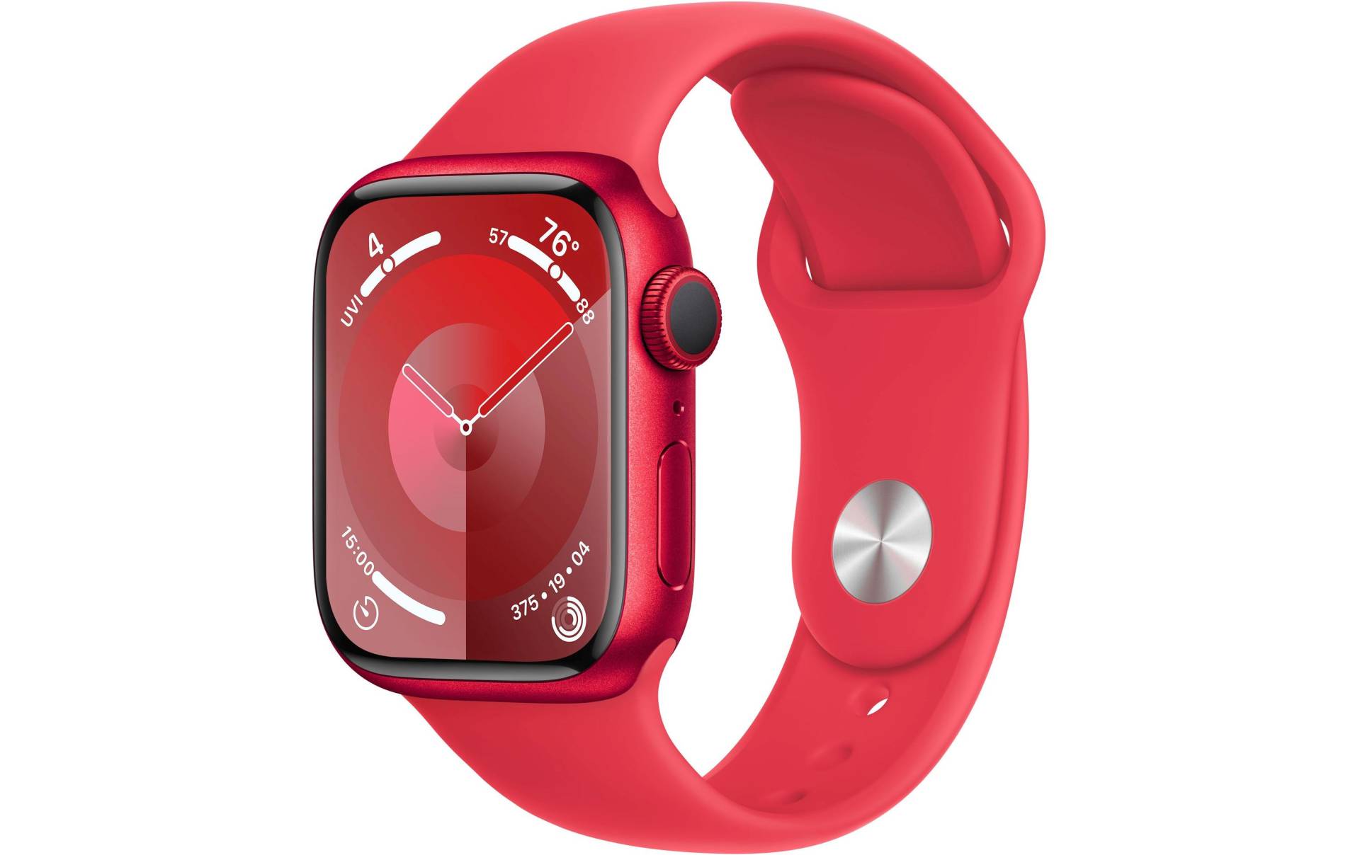 Apple Smartwatch »Series 9, GPS, Aluminium-Gehäuse mit Sportarmband«, Watch OS 10, 64 GB,) von Apple