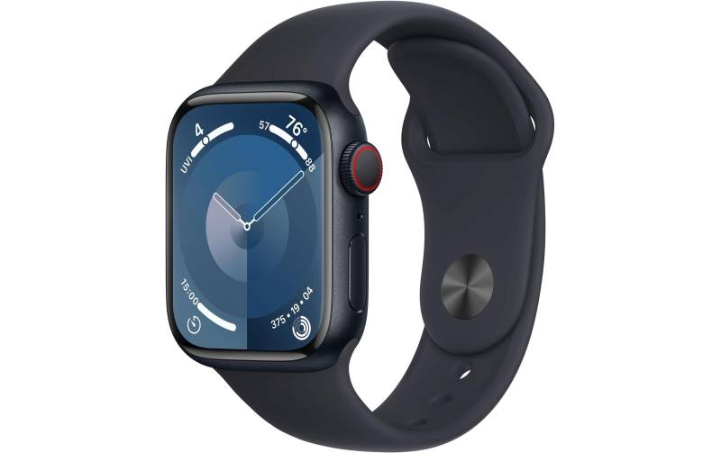 Apple Smartwatch »Series 9, GPS, Aluminium-Gehäuse mit Sportarmband«, Watch OS 10, 64 GB,) von Apple