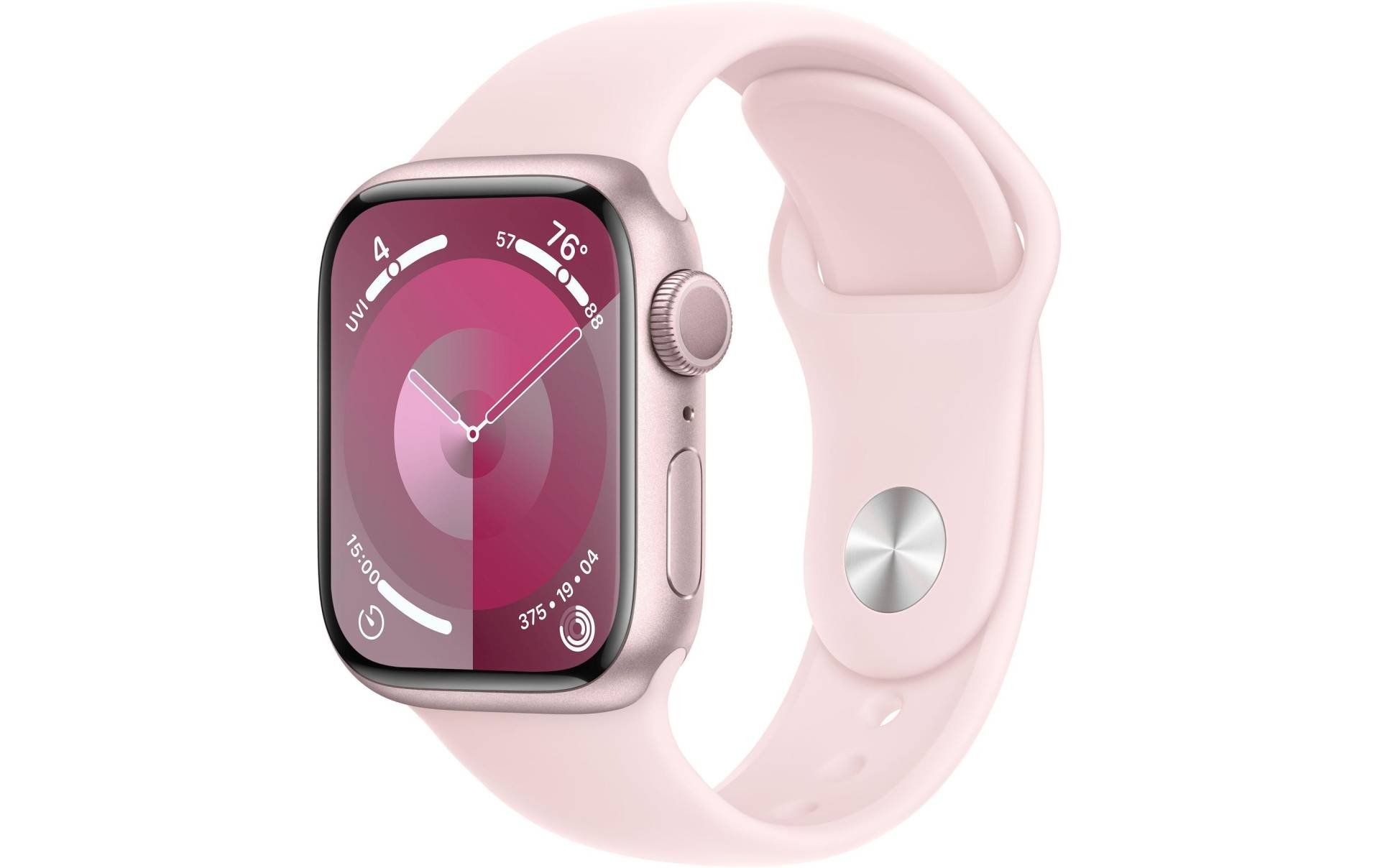 Apple Smartwatch »Series 9, GPS, Aluminium-Gehäuse mit Sportarmband«, Watch OS 10, 64 GB,) von Apple