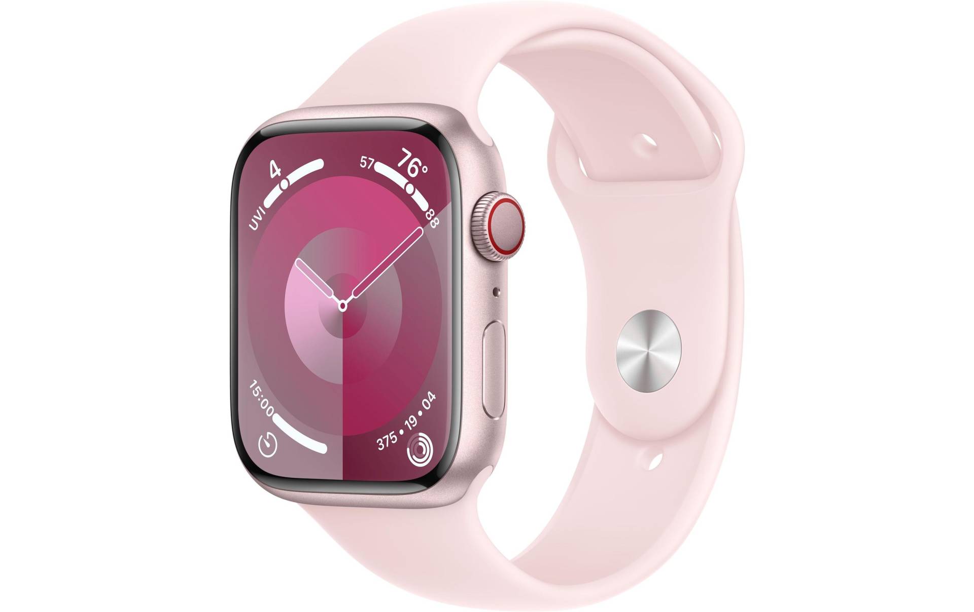 Apple Smartwatch »Series 9, GPS, Aluminium-Gehäuse mit Sportarmband«, Watch OS 10, 64 GB,) von Apple