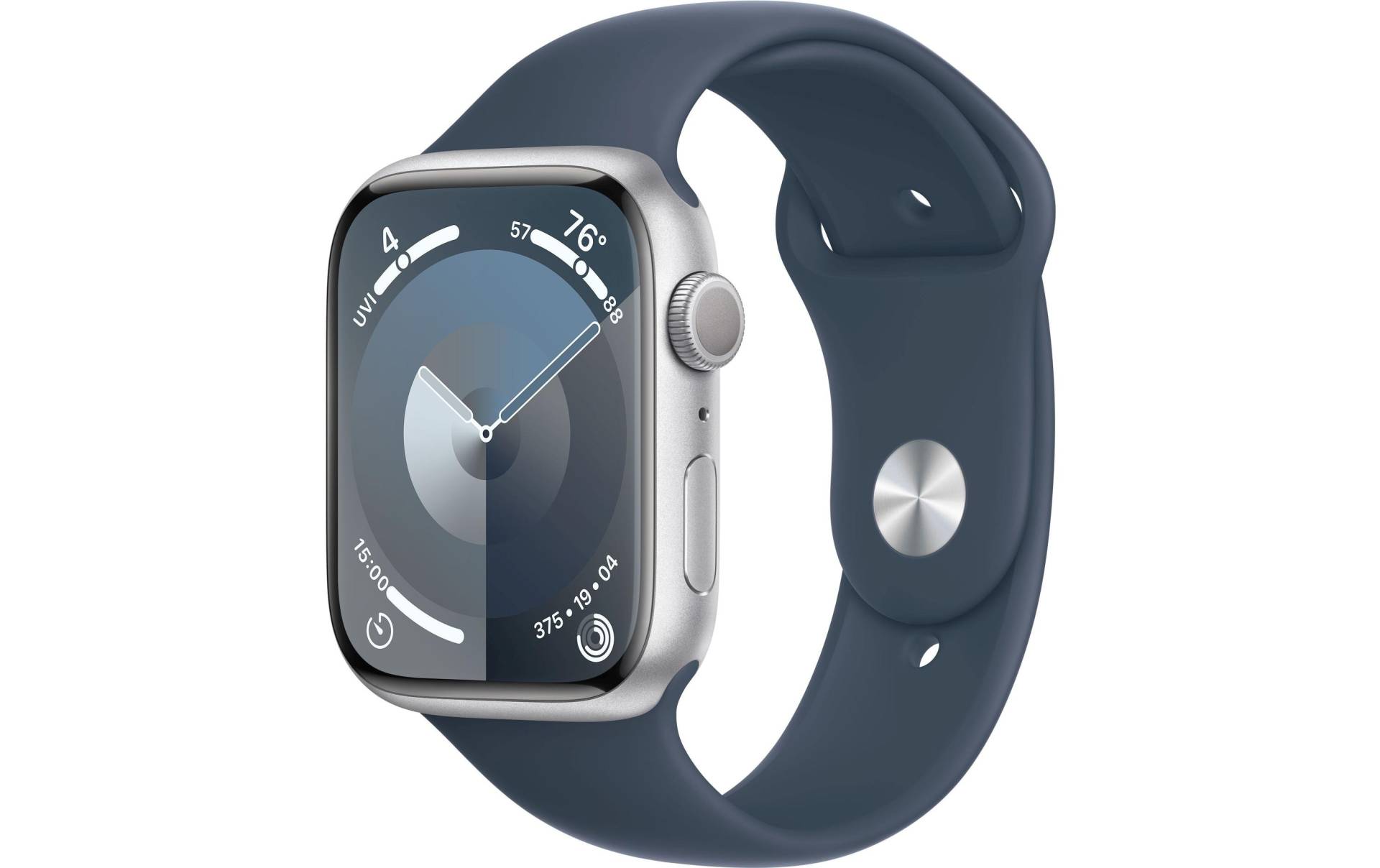 Apple Smartwatch »Series 9, GPS, Aluminium-Gehäuse mit Sportarmband«, Watch OS 10, 64 GB,) von Apple