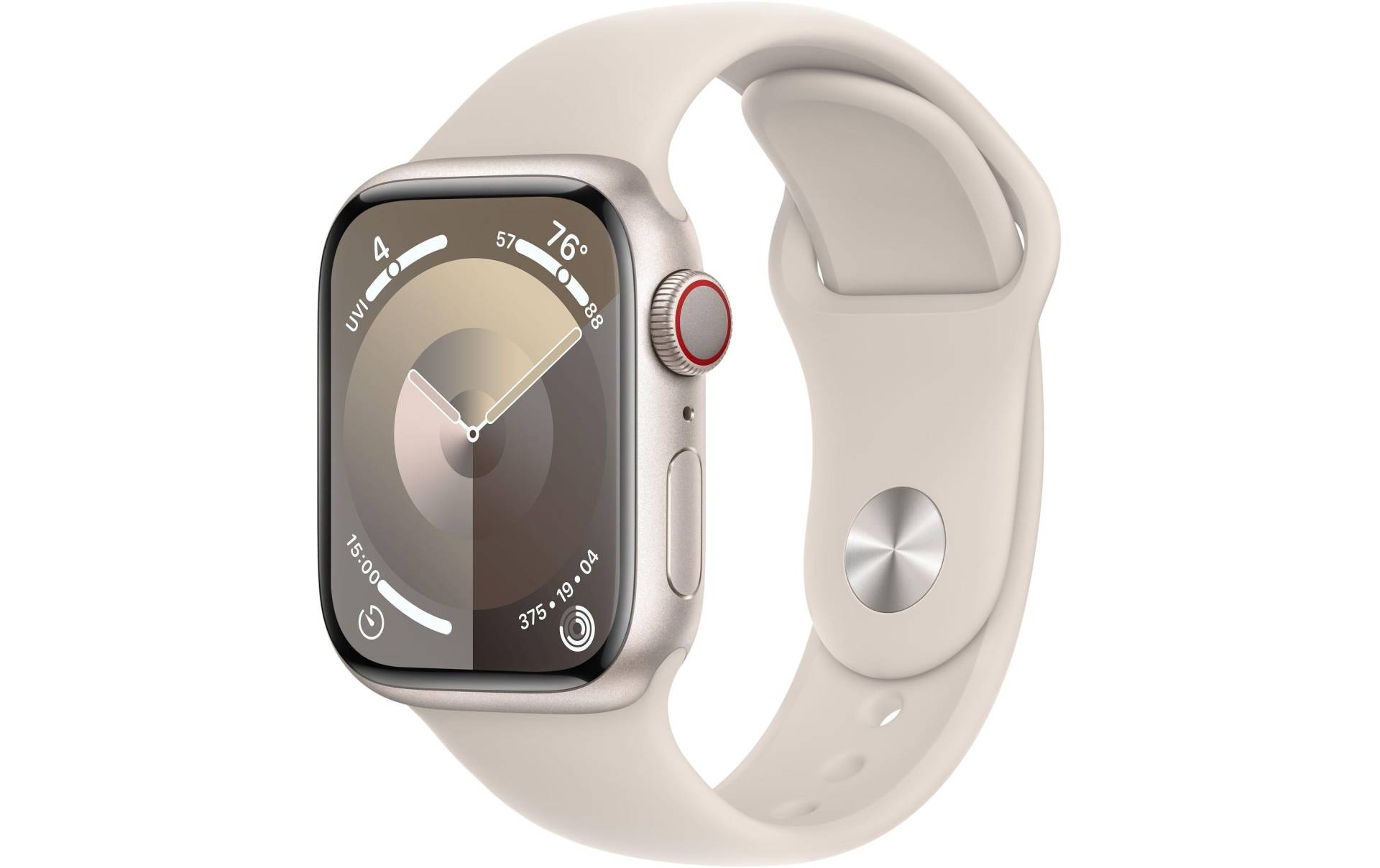 Apple Smartwatch »Series 9, GPS, Aluminium-Gehäuse mit Sportarmband«, Watch OS 10, 64 GB,) von Apple