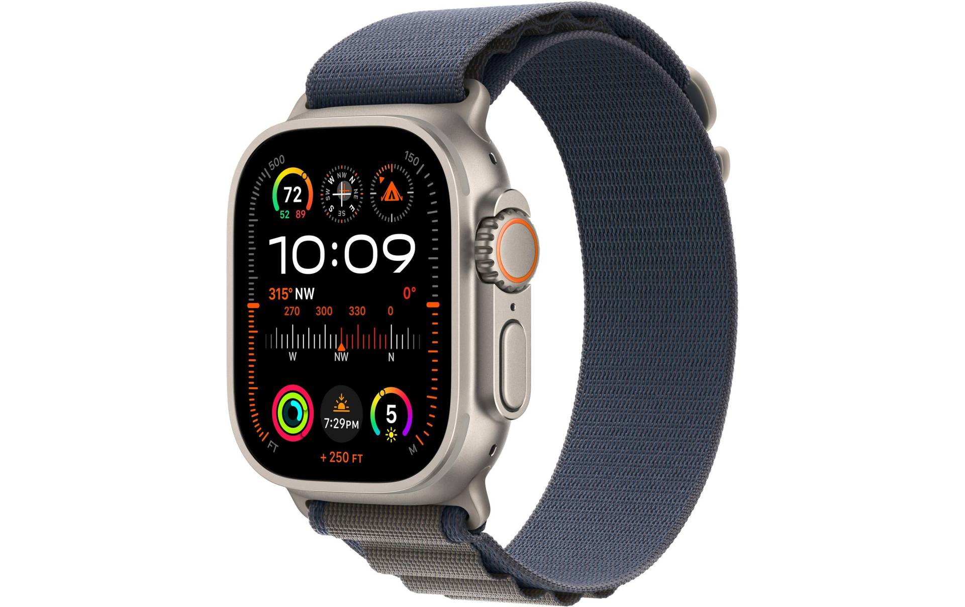 Apple Smartwatch »Ultra 2 GPS + Cellular, Titan, 49mm Alpinarmband« von Apple