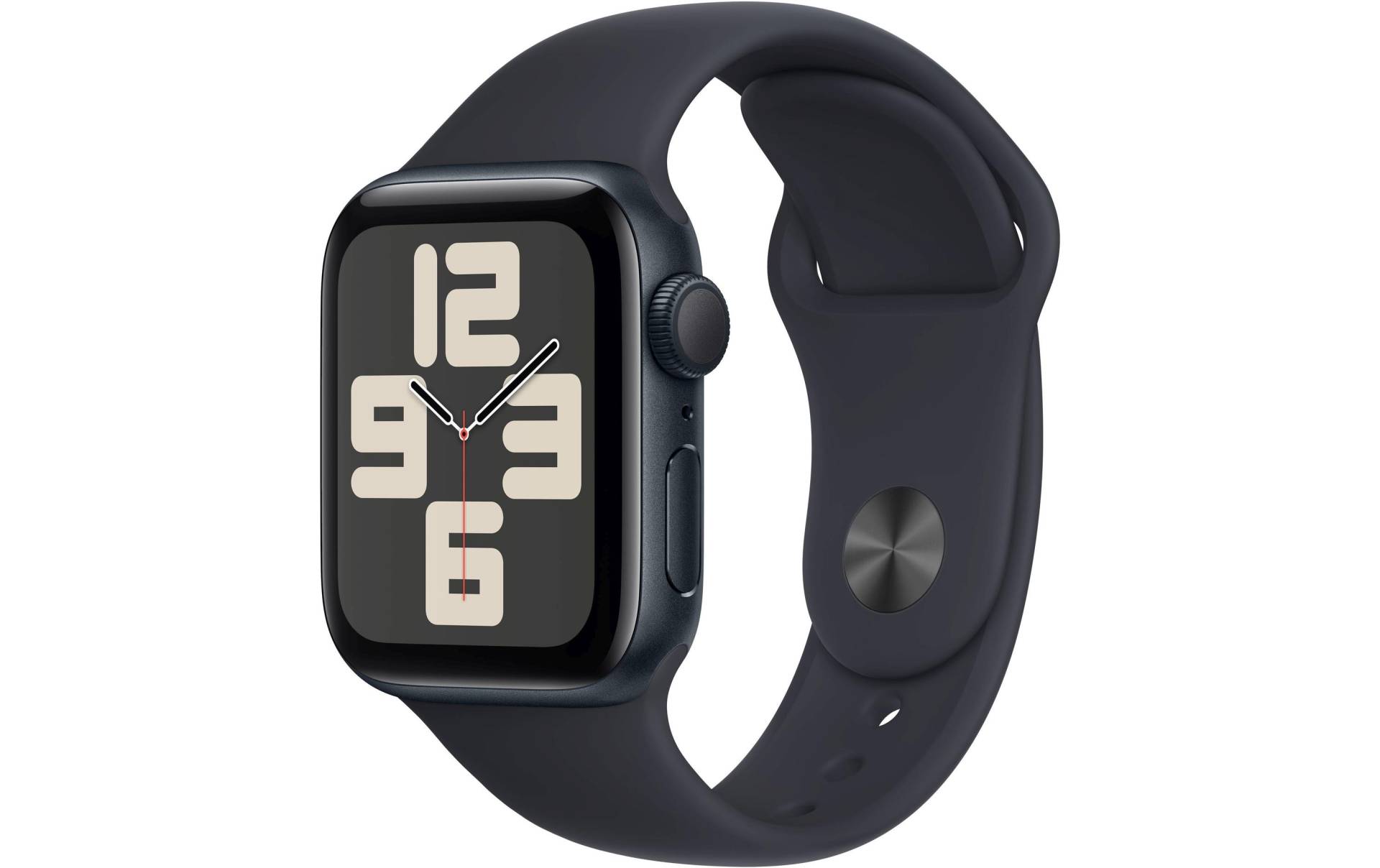 Apple Watch SE (2024), 40 mm, GPS, Sport Band M/L, Mitternacht von Apple