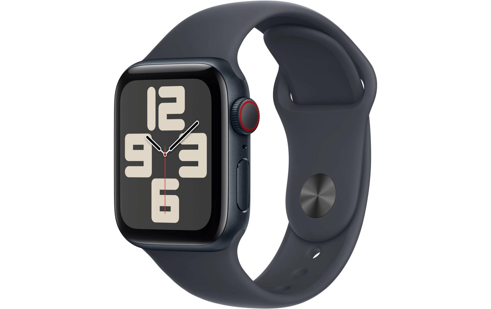 Apple Watch SE (2024), 40 mm, GPS + Cellular, Sport Band M/L, Mitternacht von Apple