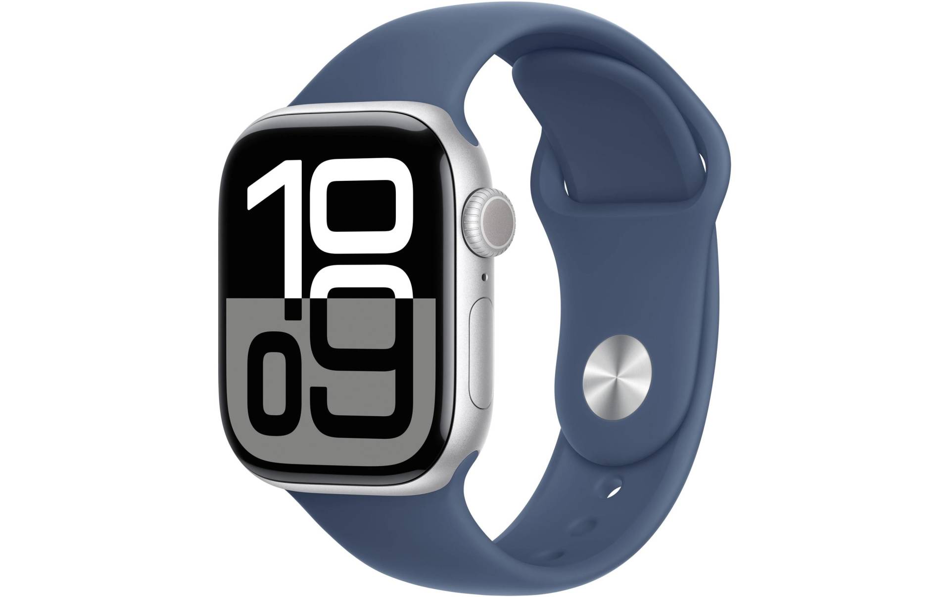 Apple Watch Series 10 Aluminium, 42 mm, GPS, Sport Band M/L, Silberfarben von Apple