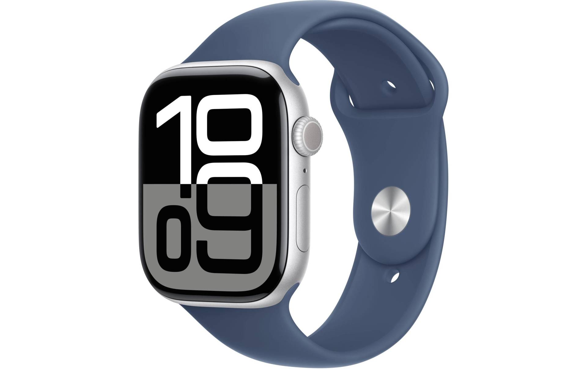 Apple Watch Series 10 Aluminium, 46 mm, GPS, Sport Band S/M, Silberfarben von Apple