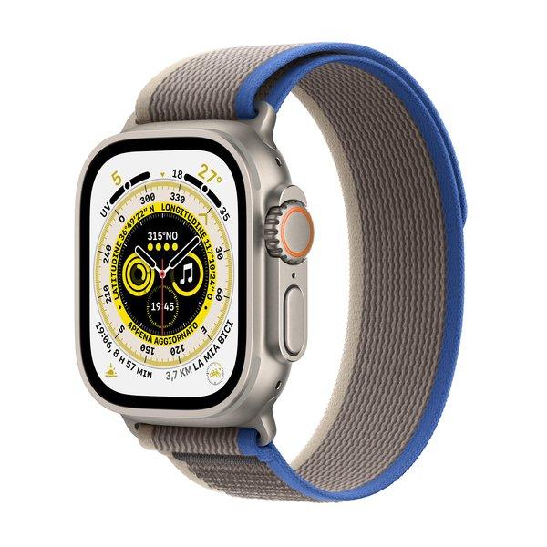 Watch Ultra Trail, Gps + Cellular, Titanium, 49mm S/m Unisex Blau S/M von Apple