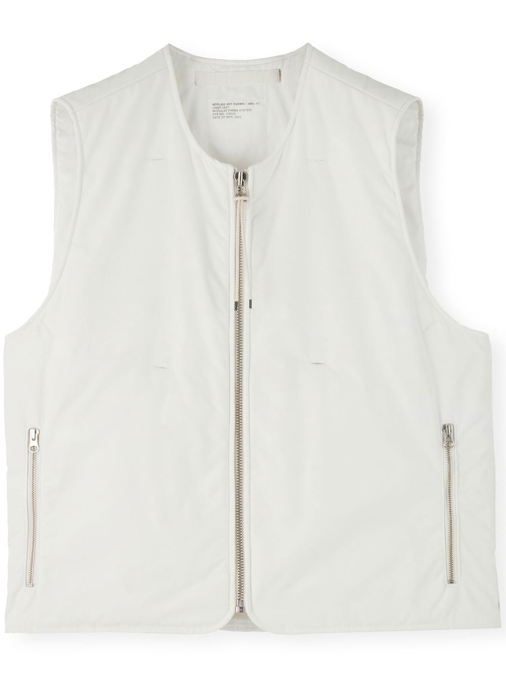 Applied Art Forms AM"-1C Ventile Liner vest - White von Applied Art Forms