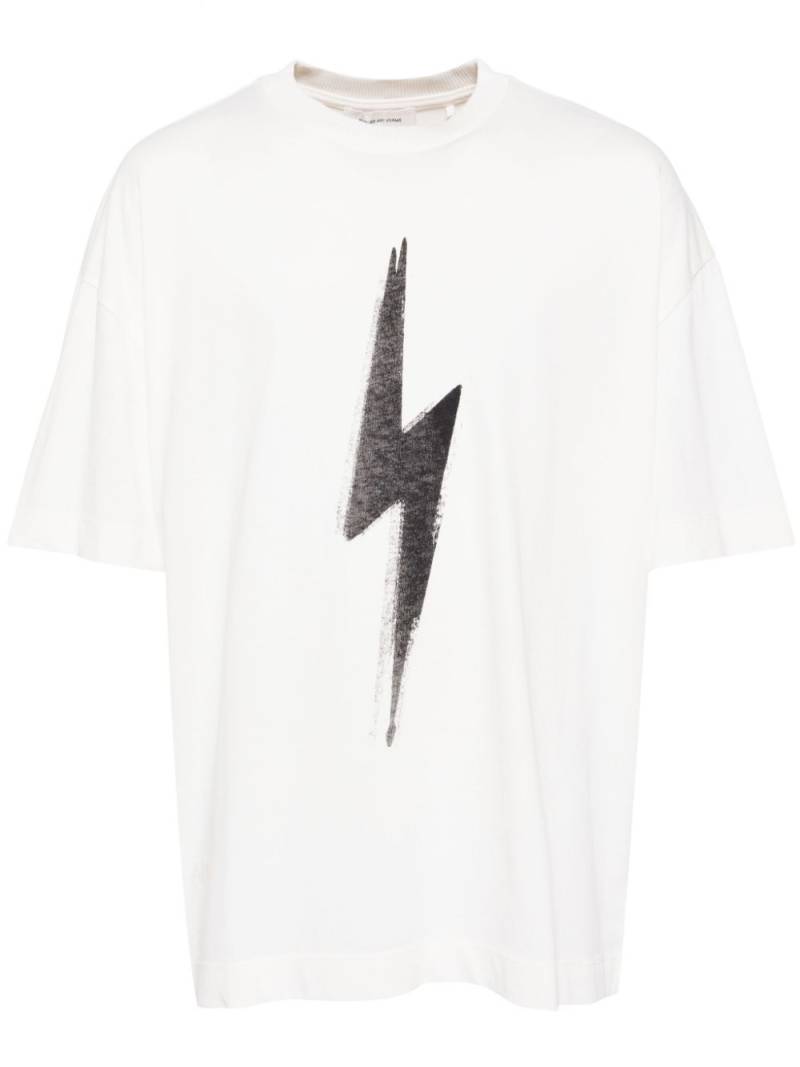 Applied Art Forms flash-print T-shirt - White von Applied Art Forms