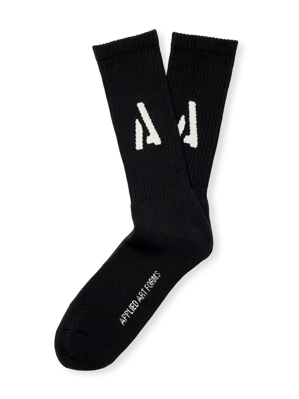 Applied Art Forms x decka UU2-1 cotton socks - Black von Applied Art Forms