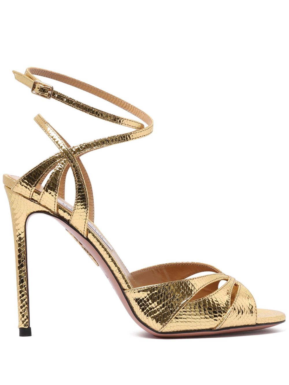 Aquazzura 105mm Moves sandals - Gold von Aquazzura