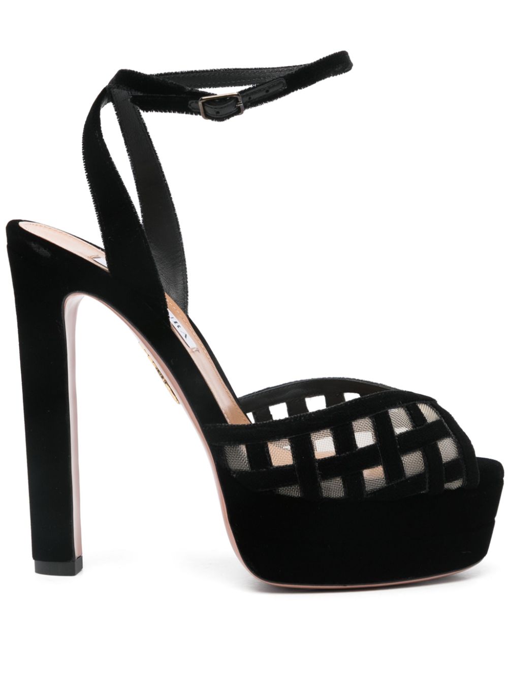 Aquazzura 130mm Romance Plateau sandals - Black von Aquazzura