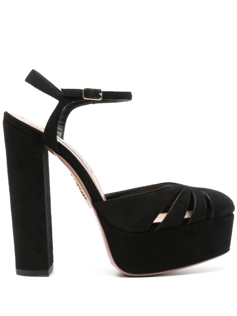 Aquazzura 14mm suede pumps - Black von Aquazzura