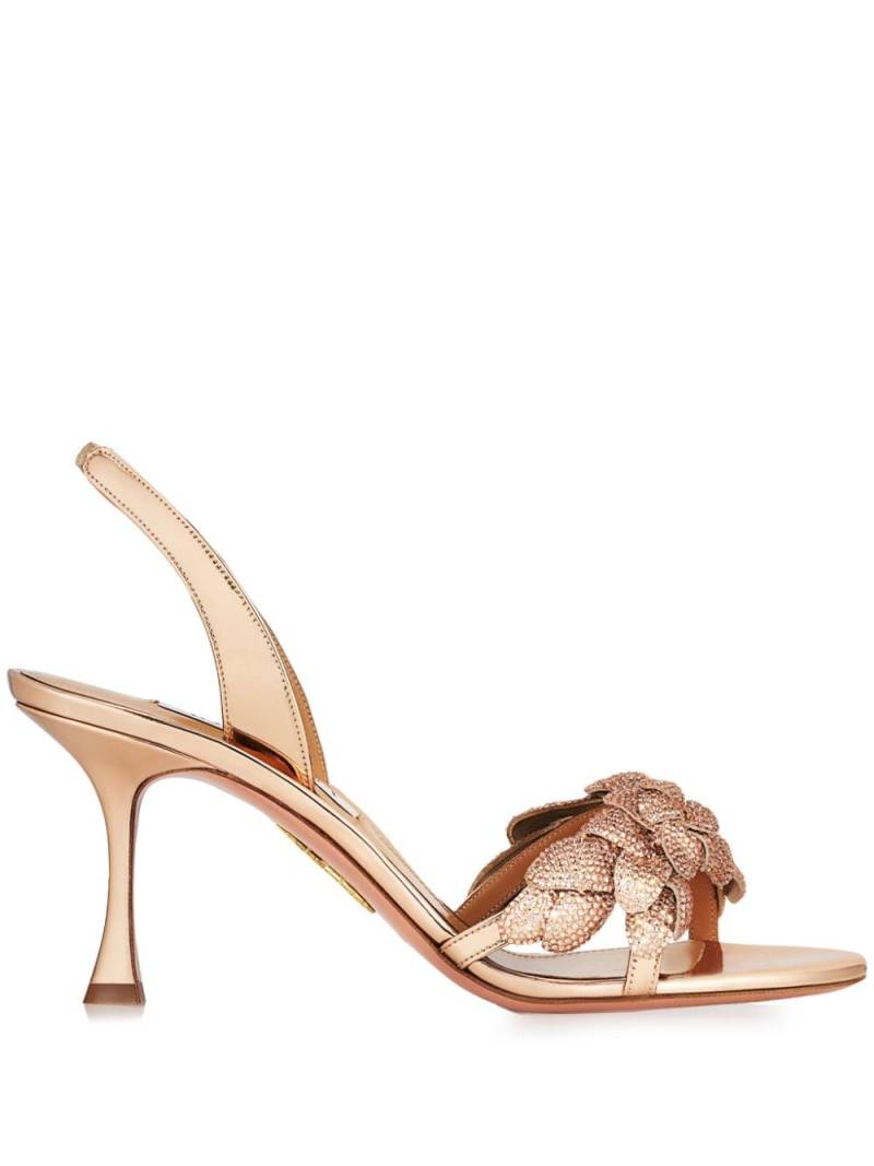 Aquazzura 75mm Galactic sandals - Gold von Aquazzura