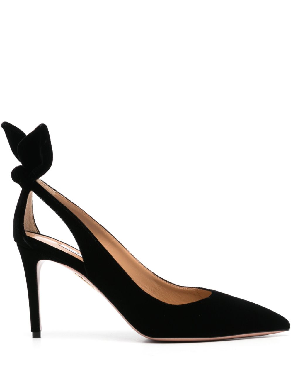 Aquazzura 85mm Bow Tie pumps - Black von Aquazzura