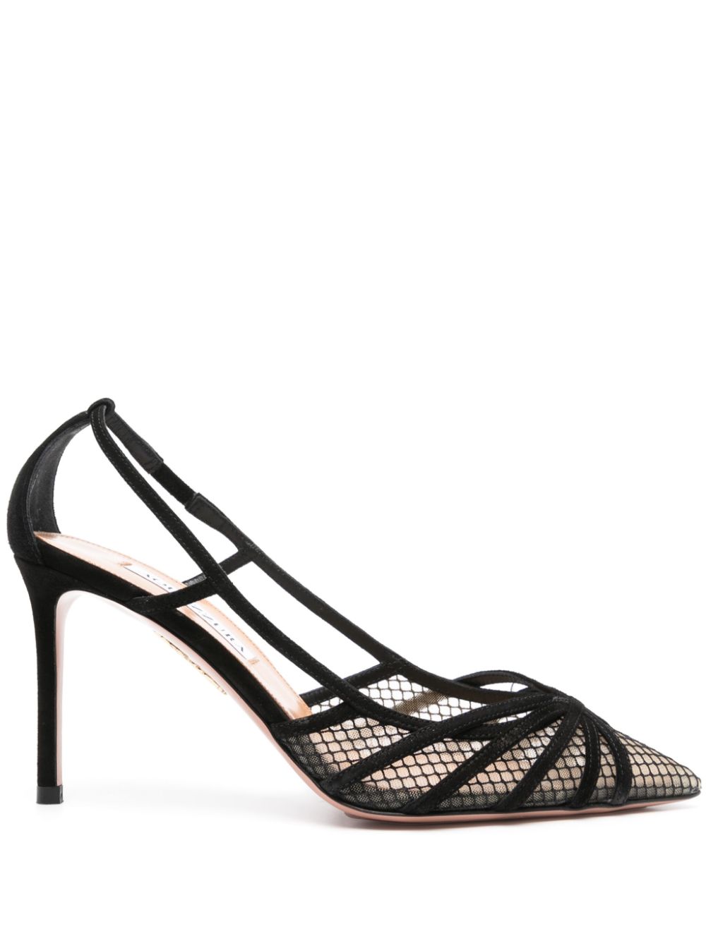 Aquazzura 85mm suede pumps - Black von Aquazzura