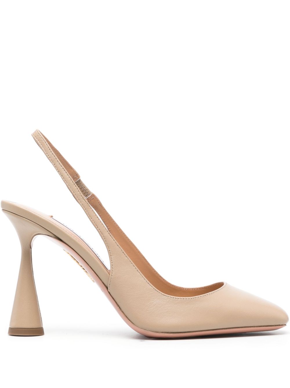 Aquazzura Amore 100mm leather pumps - Neutrals von Aquazzura