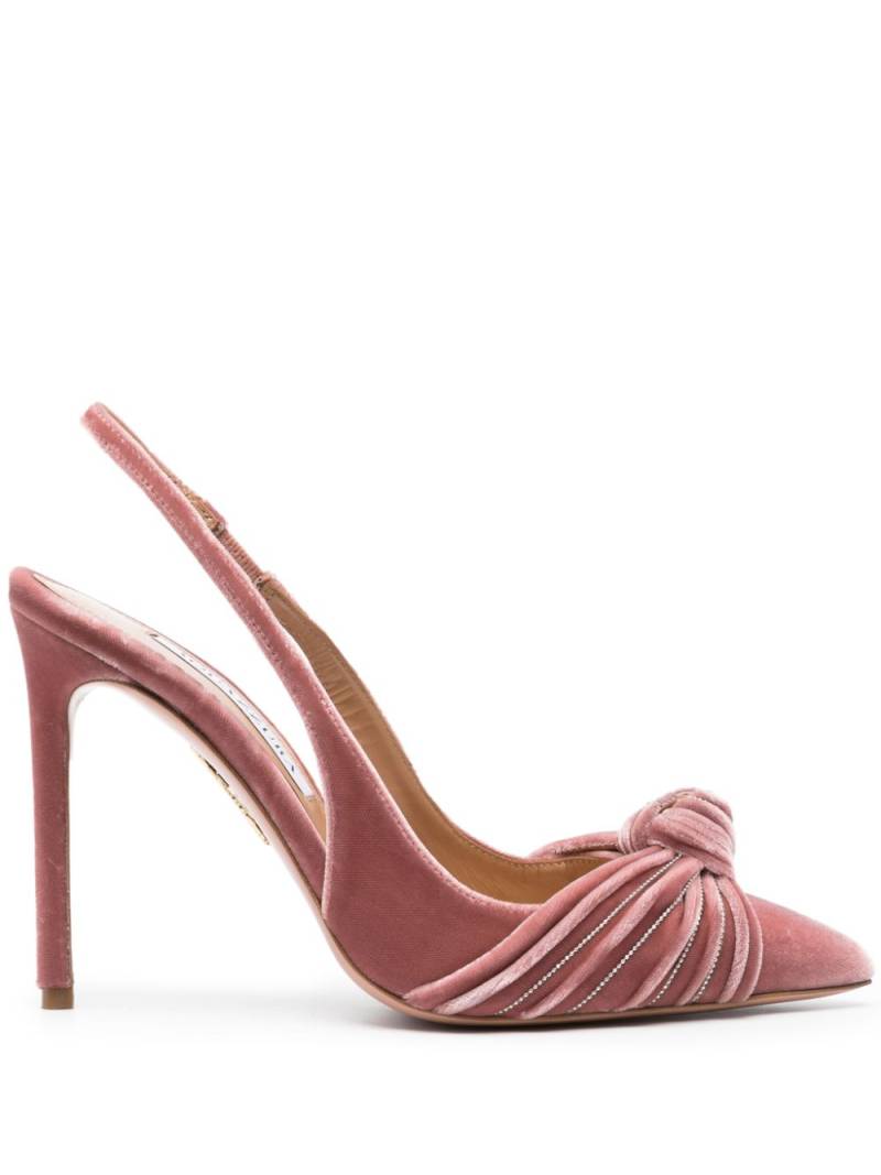 Aquazzura Atelier 105mm slingback pumps - Pink von Aquazzura