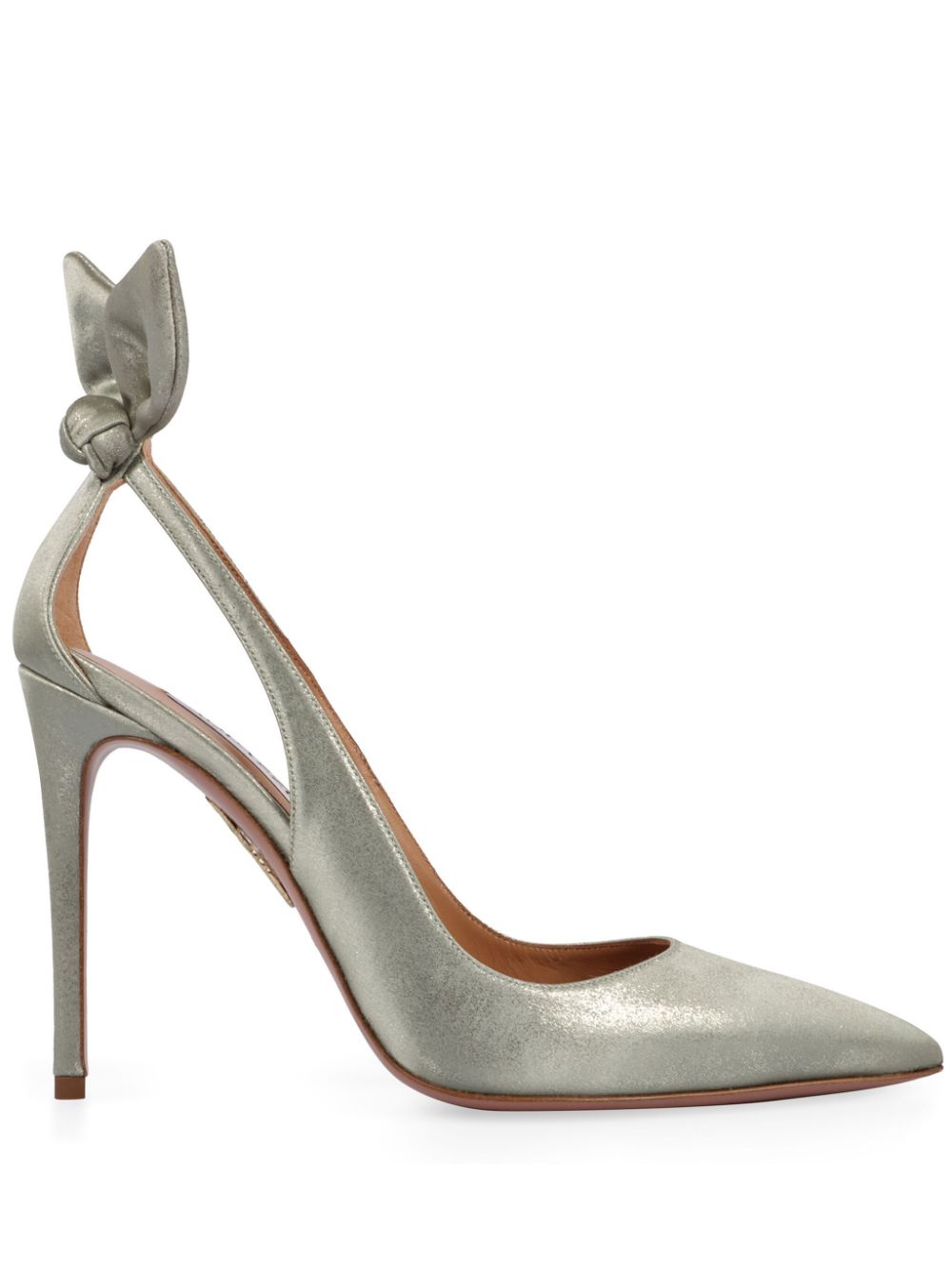 Aquazzura Bow Tie 105mm pumps - Neutrals von Aquazzura