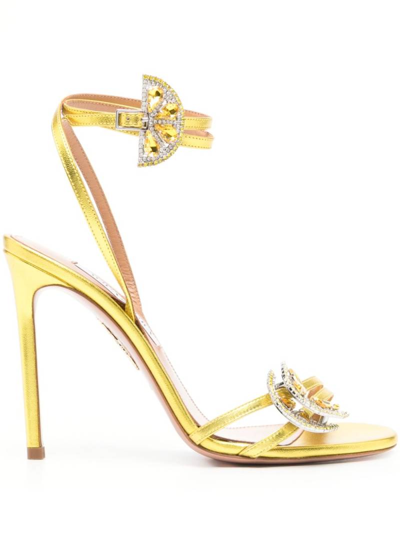 Aquazzura Gin Tonic 15mm sandals - Yellow von Aquazzura