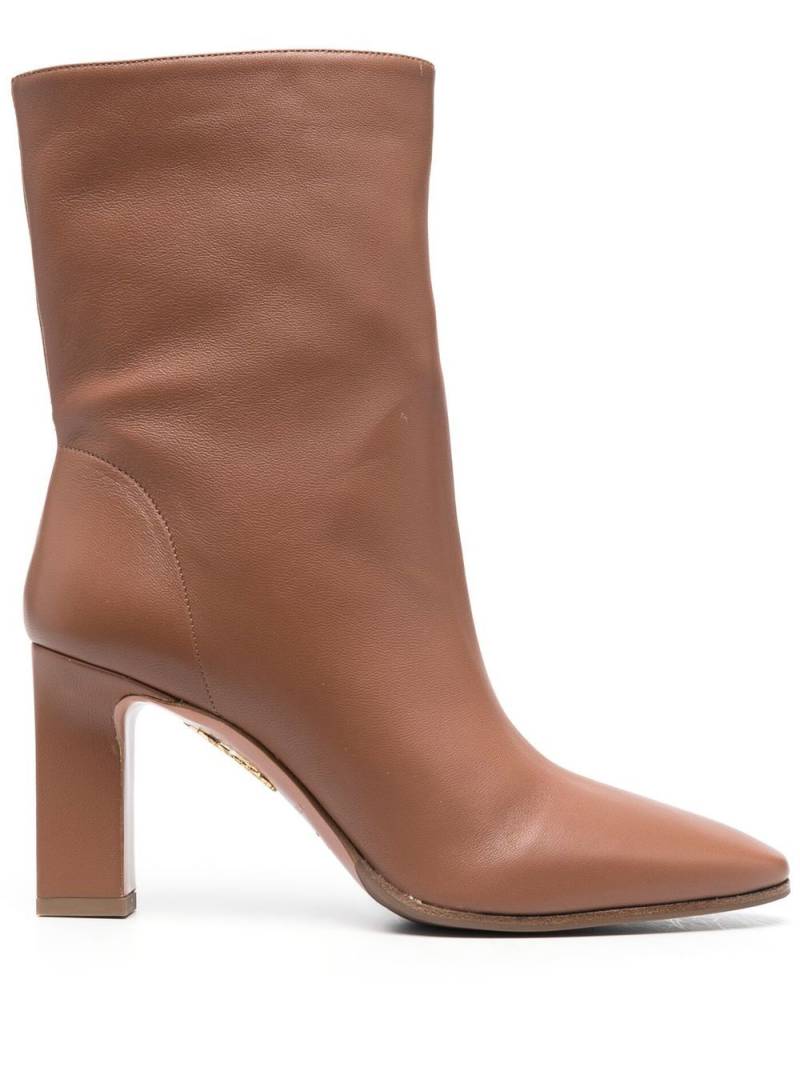 Aquazzura Manzoni 85mm ankle boots - Brown von Aquazzura