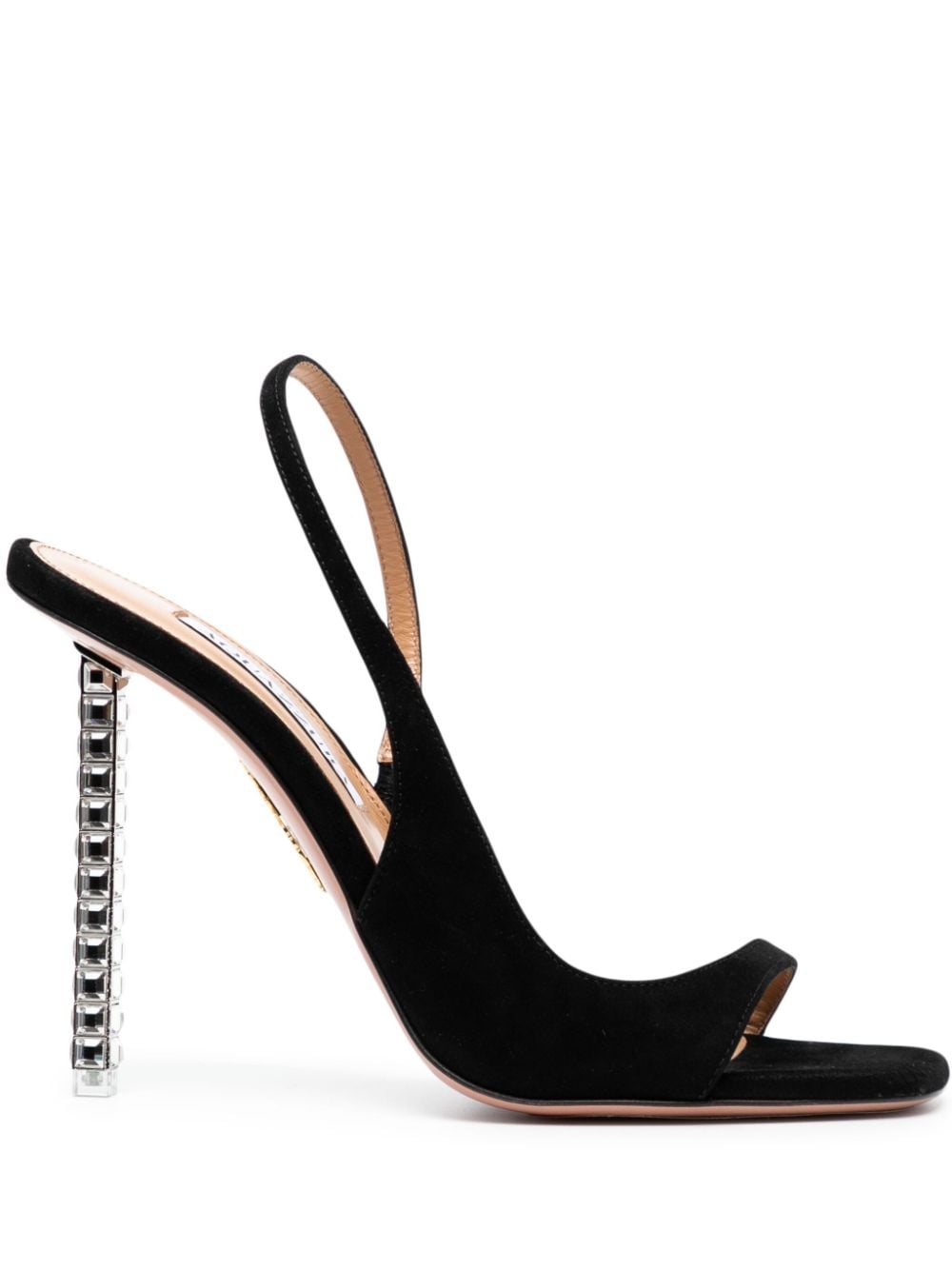 Aquazzura Rock Chic 105mm suede sandals - Black von Aquazzura