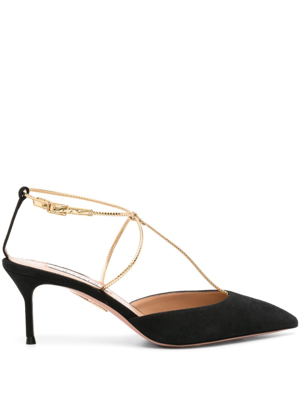 Aquazzura Roman Romance 65mm suede pumps - Black von Aquazzura