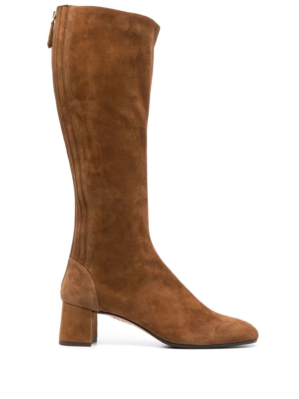 Aquazzura Saint Honore' 50mm suede boots - Brown von Aquazzura