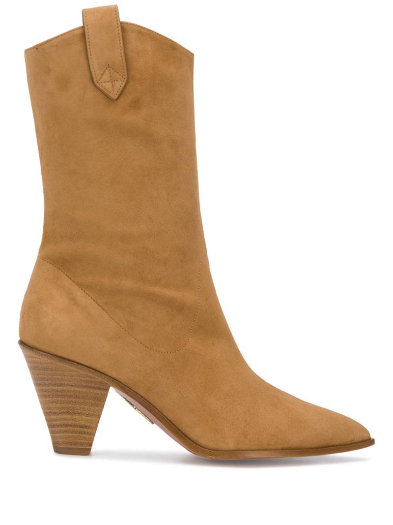 Aquazzura Saint Honore' bootie 70 - Neutrals von Aquazzura