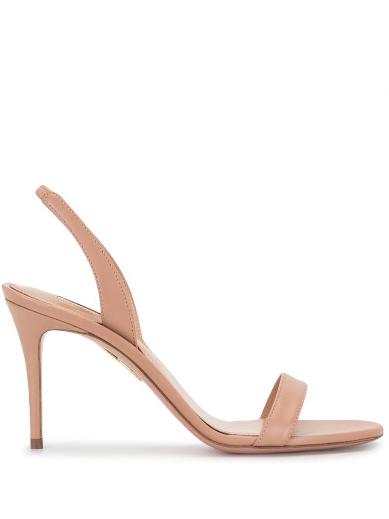 Aquazzura So Nude 85mm sandals - Neutrals von Aquazzura