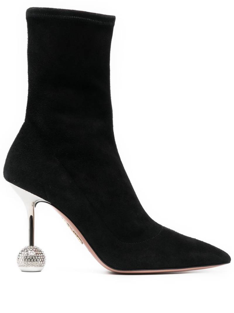 Aquazzura Yedhi disco ball 170mm boots - Black von Aquazzura