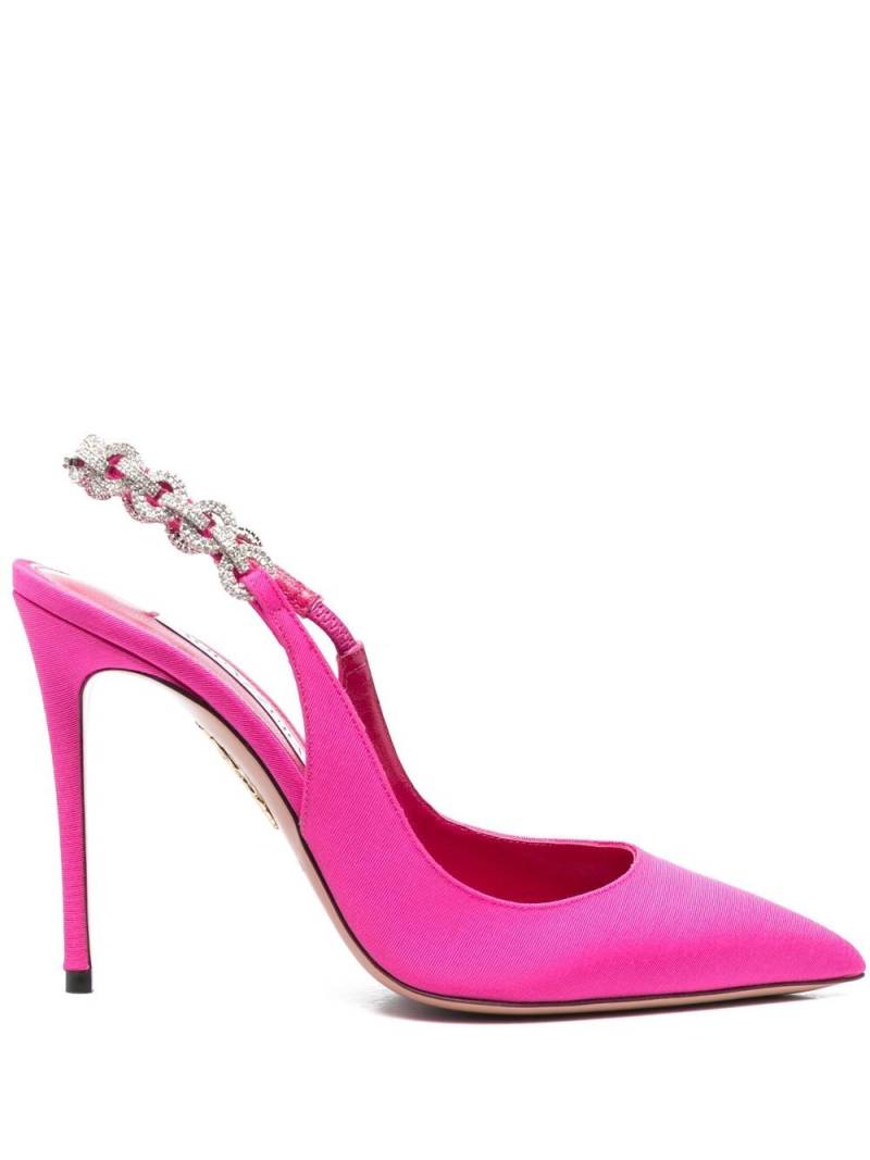 Aquazzura crystal-embellished 110mm pumps - Pink von Aquazzura