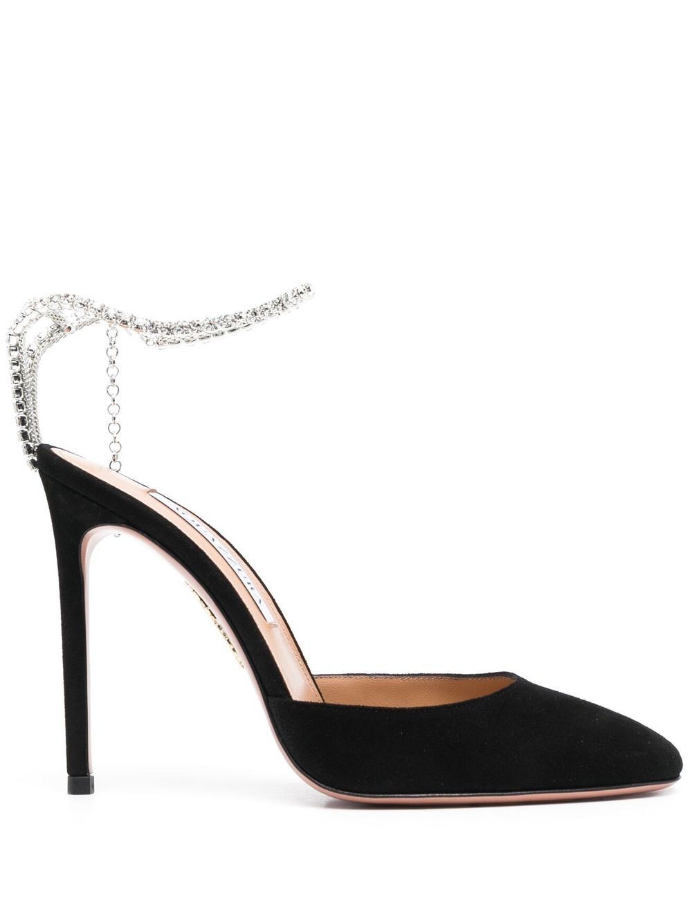 Aquazzura embellished ankle-strap pumps - Black von Aquazzura