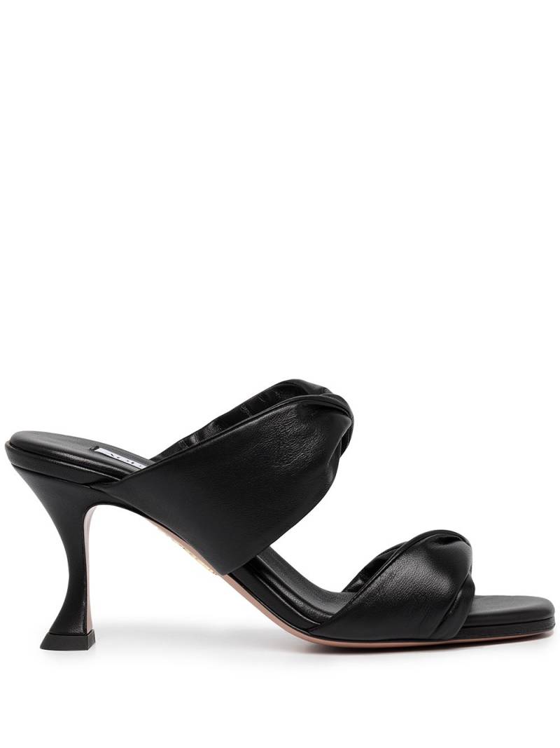 Aquazzura strapped open toe mules - Black von Aquazzura