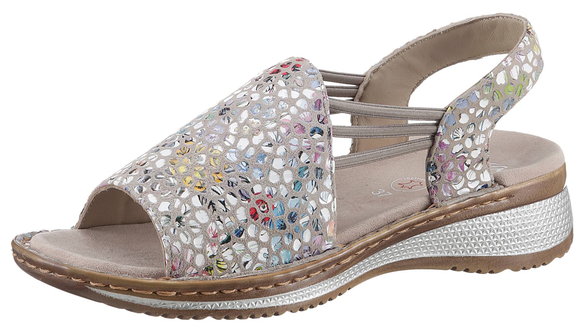 Ara Riemchensandale »HAWAII«, Sommerschuh, Sandalette, Keilabsatz, mit Stretch-Bänder, G-Weite Ara Riemchensandale »HAWAII«, Sommerschuh, Sandalette, Keilabsatz, mit Stretch-Bänder, G-Weite von Ara