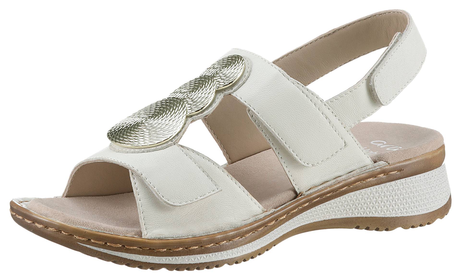 Ara Sandale »HAWAII«, Sommerschuh, Sandalette, Keilabsatz, in Bequemweite G (= weit) von Ara