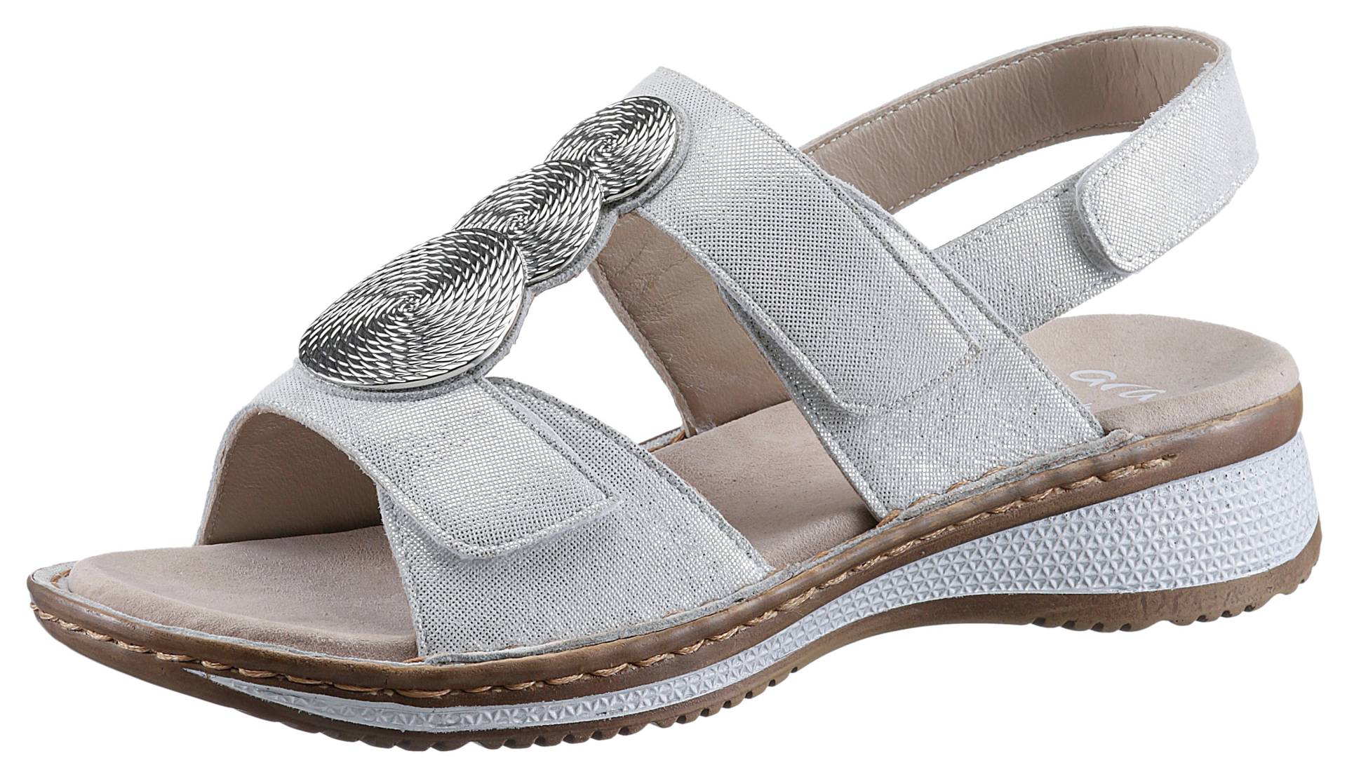 Ara Sandale »HAWAII«, Sommerschuh, Sandalette, Keilabsatz, in Bequemweite G (= weit) von Ara