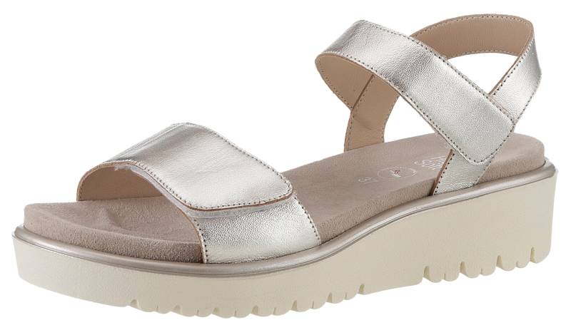 Ara Sandalette »BILBAO«, Sommerschuh, Sandale, Keilabsatz, Klett, Weite G (weit) von Ara