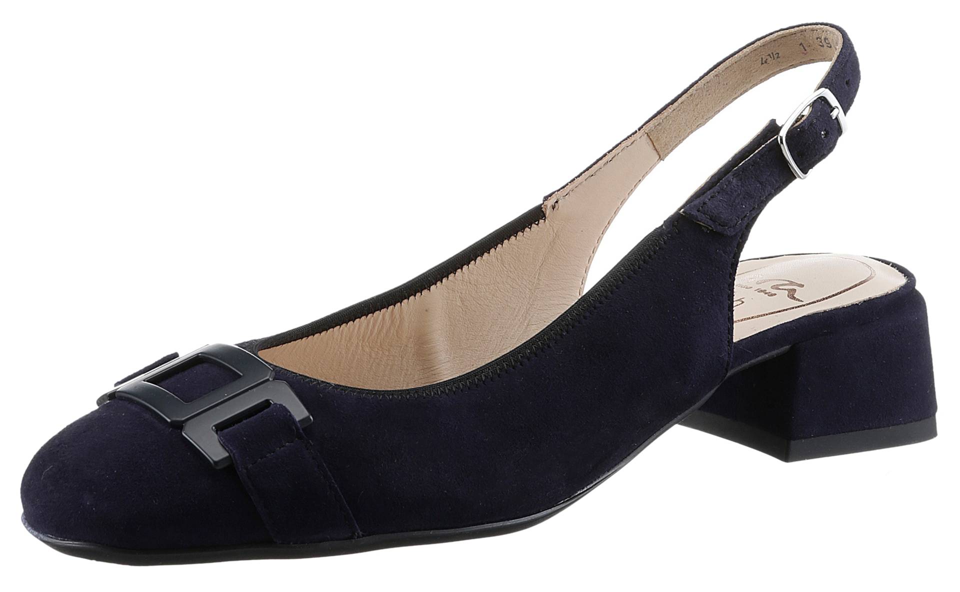 Ara Slingpumps »GRAZ«, Abendschuh, Sommerschuh, Blockabsatz, in abgerundeter Form von Ara