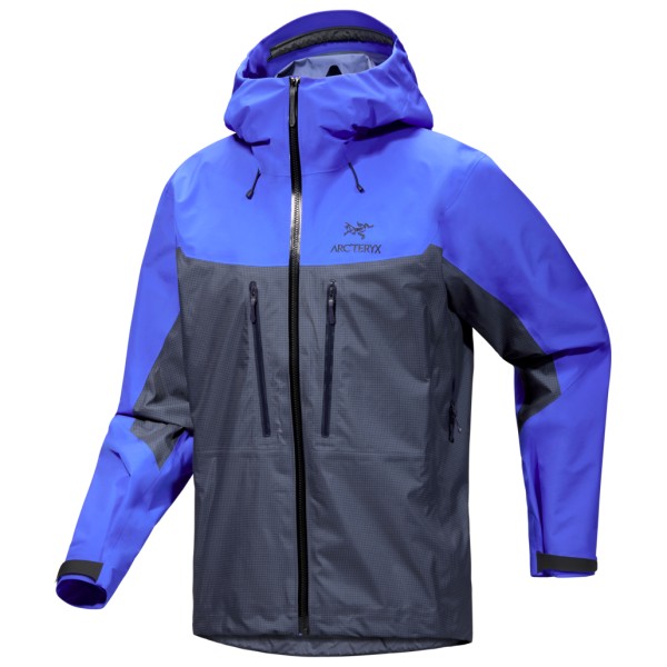 Arc'teryx - Alpha Jacket - Regenjacke Gr L;M;S;XL;XXL blau;schwarz/grau von Arc'teryx