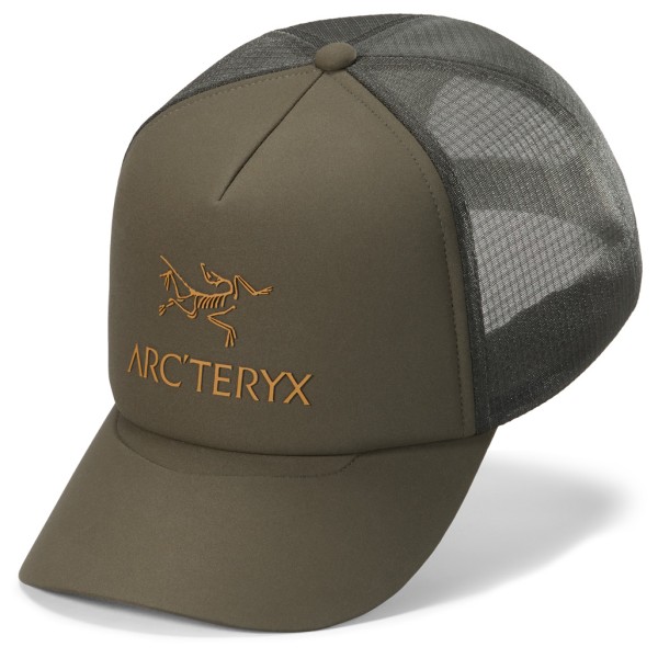 Arc'teryx - Bird Word Trucker Curved - Cap Gr One Size braun von Arc'teryx