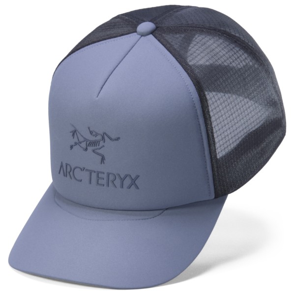 Arc'teryx - Bird Word Trucker Curved - Cap Gr One Size grau von Arc'teryx